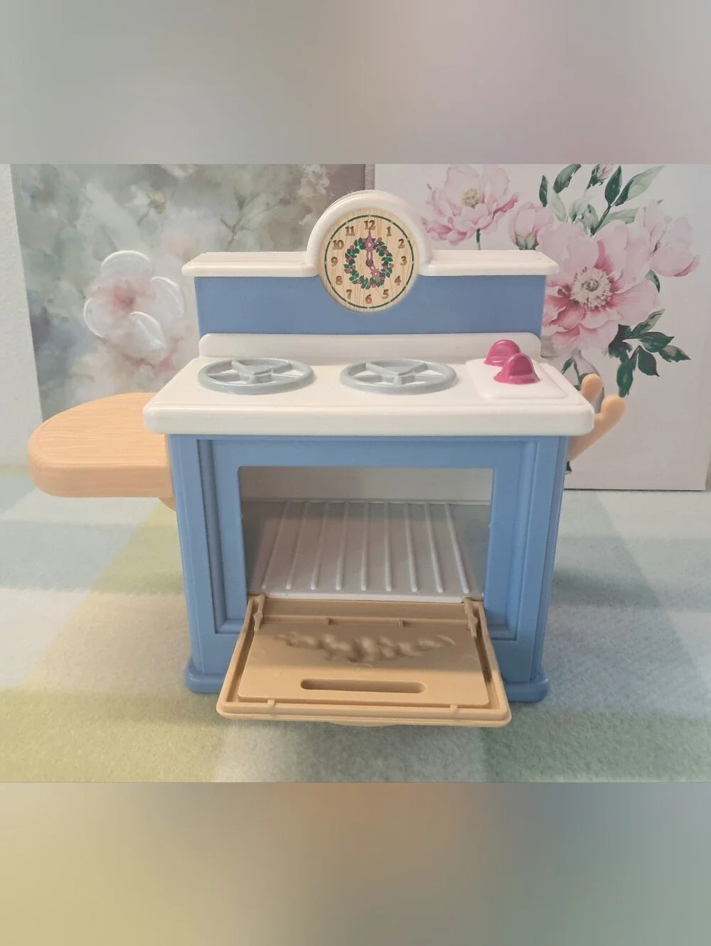 Fisher-Price Briarberry Mollyberry Bear & Kitchen Stove Set Vintage 1998